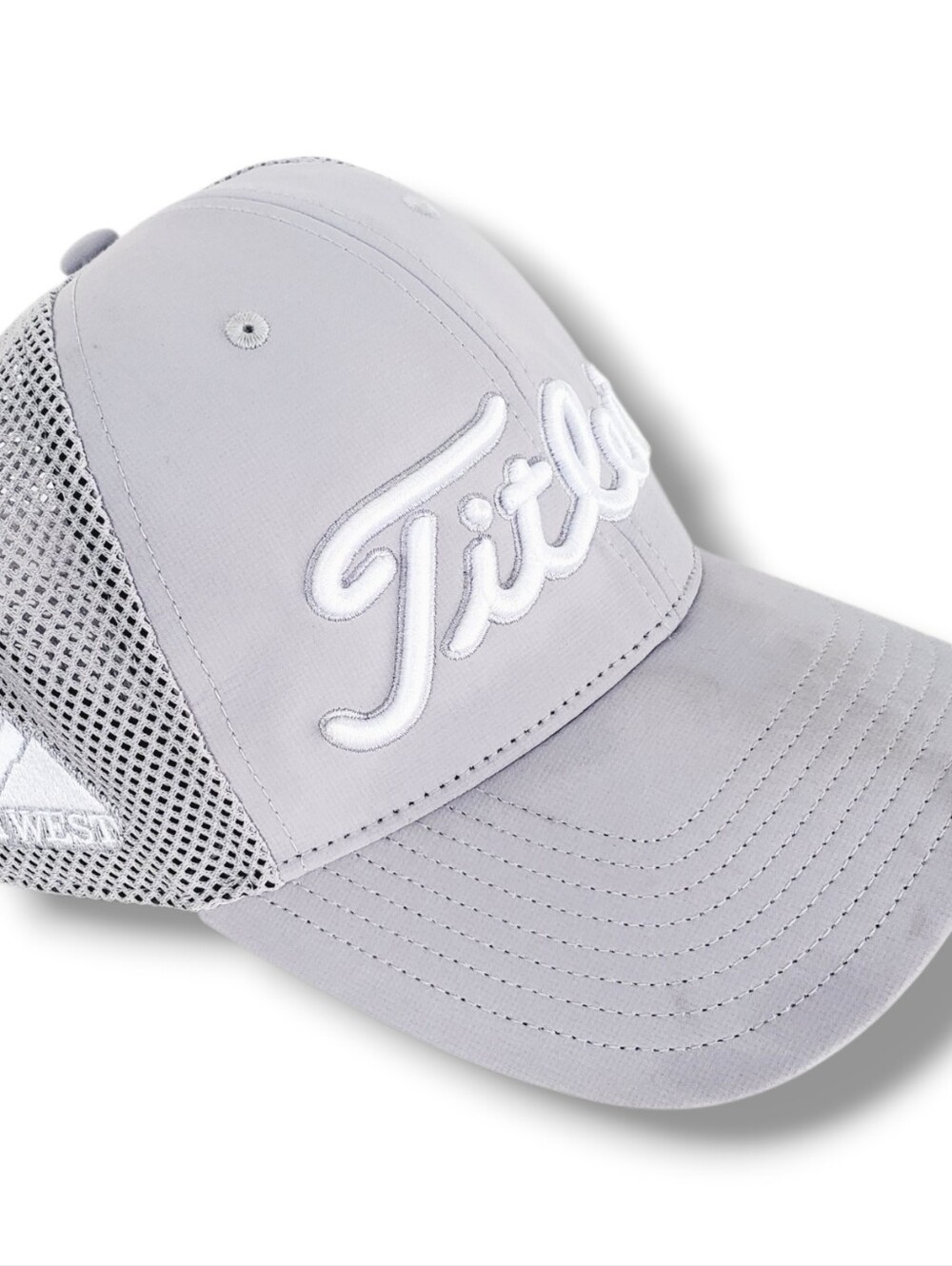 USED Titleist Golf ETC Lakeland Golf Tournament Mesh Snap Back Hat / Cap Gray